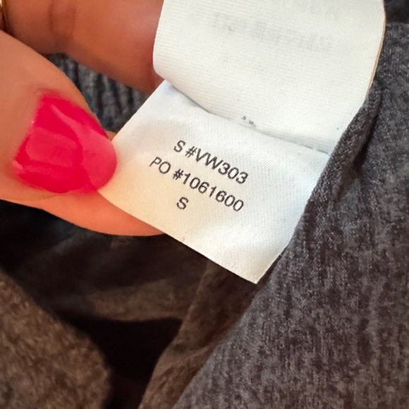 Vuori Dark Gray Joggers with White Drawstring - Picture 3 of 4